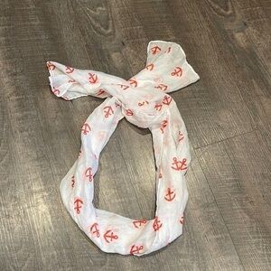 Nautical anchor scarf
